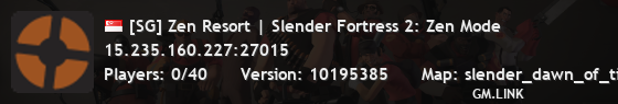 [SG] Zen Resort | Slender Fortress 2: Zen Mode