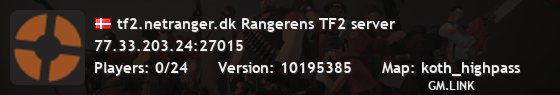 tf2.netranger.dk Rangerens TF2 server