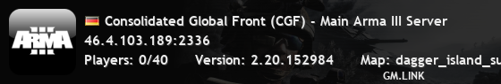 Consolidated Global Front (CGF) - Main Arma III Server