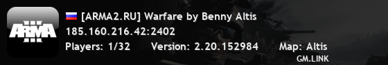 [ARMA2.RU] Warfare by Benny Altis