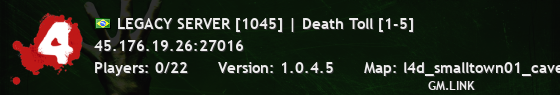 LEGACY SERVER [1045] | Death Toll [1-5]