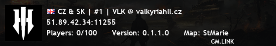 CZ & SK | #1 | VLK @ valkyriahll.cz