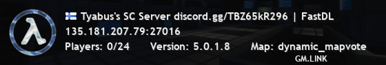 Tyabus's SC Server discord.gg/TBZ65kR296 | FastDL