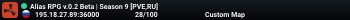 Alias RPG v.0.2 Beta | Season 9 [PVE,RU]