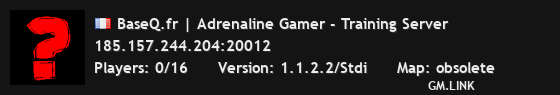 BaseQ.fr | Adrenaline Gamer - Training Server