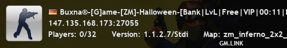 Buxna®-[G]ame-[ZM]-Halloween-[Bank|LvL|Free|VIP|00:11|FastDL]