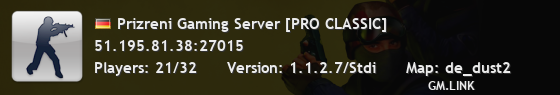 Prizreni Gaming Server [PRO CLASSIC]