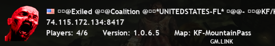 ��@Exiled @�@Coalition @��*UNITEDSTATES-FL* �@@- ��@KF/KFO