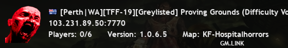 [Perth|WA][TFF-19][Greylisted] Proving Grounds (Difficulty Vota