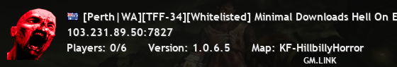 [Perth|WA][TFF-34][Whitelisted] Minimal Downloads Hell On Earth
