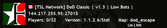 [TSL Network] DoD Classic | v1.3 | Low Bots |
