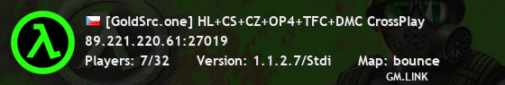 [GoldSrc.one] HL+CS+CZ+OP4+TFC+DMC CrossPlay
