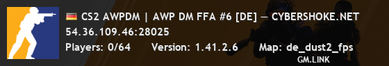 CS2 AWPDM | AWP DM FFA #6 [DE] — CYBERSHOKE.NET