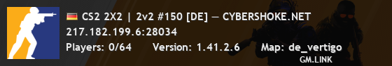 CS2 2X2 | 2v2 #150 [DE] — CYBERSHOKE.NET