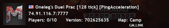 Oneleg's Duel Prac [128 tick] [PingAcceleration]