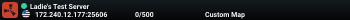 Ladie's Test Server
