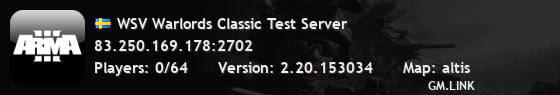 WSV Warlords Classic Test Server