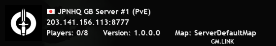 JPNHQ GB Server #1 (PvE)