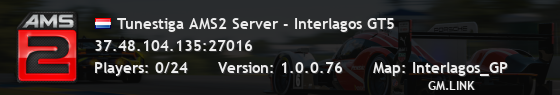 Tunestiga AMS2 Server - Interlagos GT5