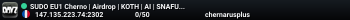 SUDO EU1 Cherno | Airdrop | KOTH | AI | SNAFU | FOG | DRUGs