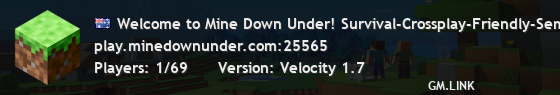 Welcome to Mine Down Under! Welcome to Mine Down Under!