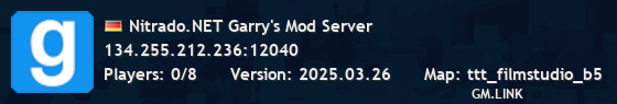 Nitrado.NET Garry's Mod Server