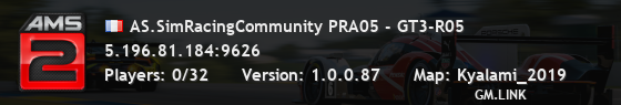 AS.SimRacingCommunity PRA05 - GT3-R05