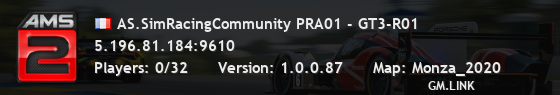 AS.SimRacingCommunity PRA01 - GT3-R01