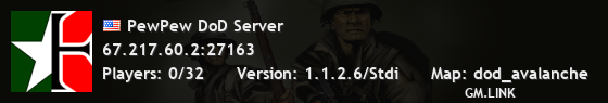 PewPew DoD Server