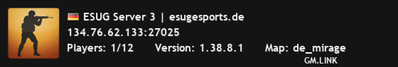 ESUG Server 3 | esugesports.de