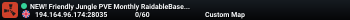 NEW! Friendly Jungle PVE Monthly RaidableBases(800+)|Build Site