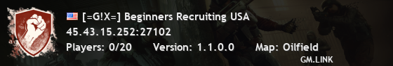 [=G!X=] Beginners Recruiting USA