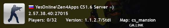 YesOnline\Zen4Apps CS1.6 Server =)