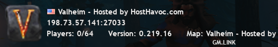 Valheim - Hosted by HostHavoc.com