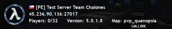 [PE] Test Server Team Chalones