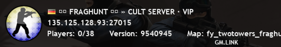 ▰▱ FRAGHUNT ▱▰ » CULT SERVER · VIP