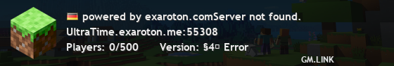 powered by exaroton.comServer not found.