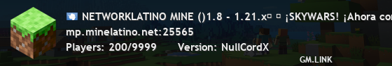LATINO MINE ()1.8 - 1.21.x』 『 ¡SOLAMENTE LOS MEJORES HACEN CLIC!