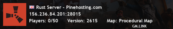 Rust Server - Pinehosting.com