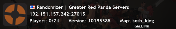 Randomizer | Greater Red Panda Servers
