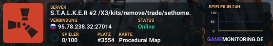 S.T.A.L.K.E.R #2 /X3/kits/remove/trade/sethome.