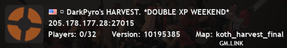 ★ DarkPyro's HARVEST. *DOUBLE XP WEEKEND*