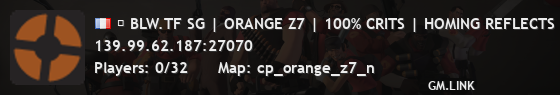 █ BLW.TF SG | ORANGE Z7 | 100% CRITS | HOMING REFLECTS █
