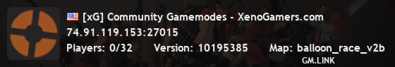 [xG] Community Gamemodes - XenoGamers.com
