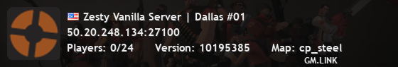 Zesty Vanilla Server | Dallas #01