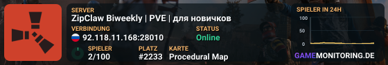 ZipClaw Biweekly | PVE | для новичков