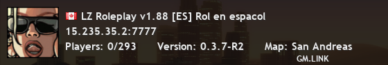 LZ Roleplay v1.88 [ES] Rol en espaсol