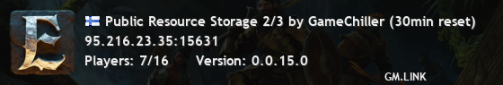 Public Resource Storage 2/3 by GameChiller (30min reset)