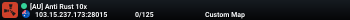 [AU} Anti Rust -  20x Wiped 29/05
