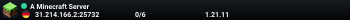 A Minecraft Server